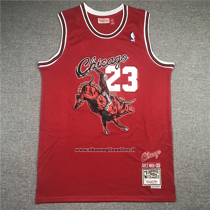 Maglia Chicago Bulls Michael Jordan #23 Juic Wrld X BR Rosso